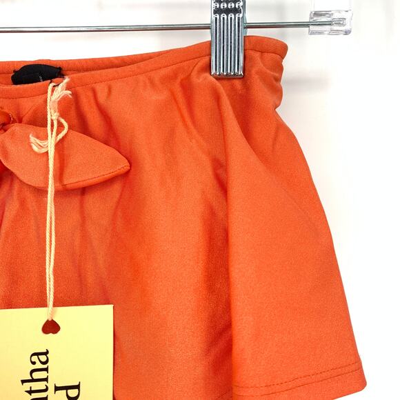Samantha Pleet Womens Size XS Promise Bikini Bottom Clementine Orange NEW - Picture 3 of 6